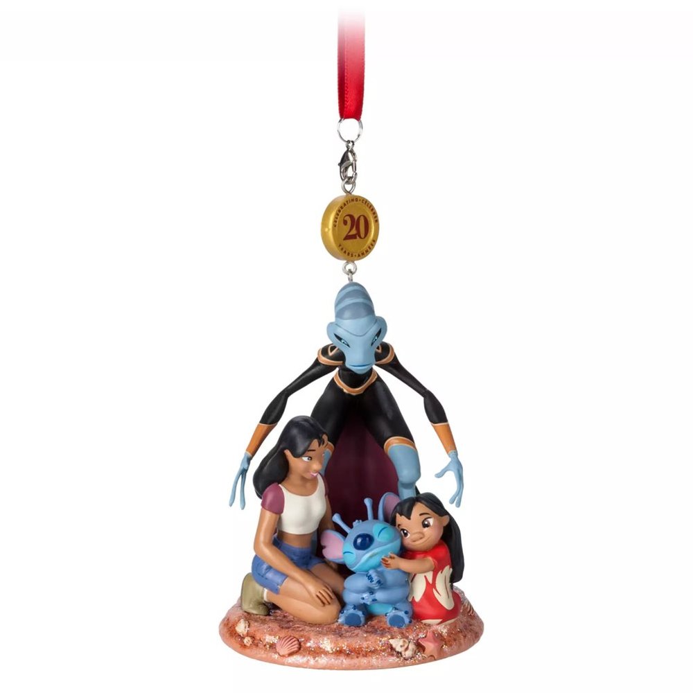 NEW DISNEY LILO AND STITCH 20th Anniversary Legacy Sketchbook Ornament